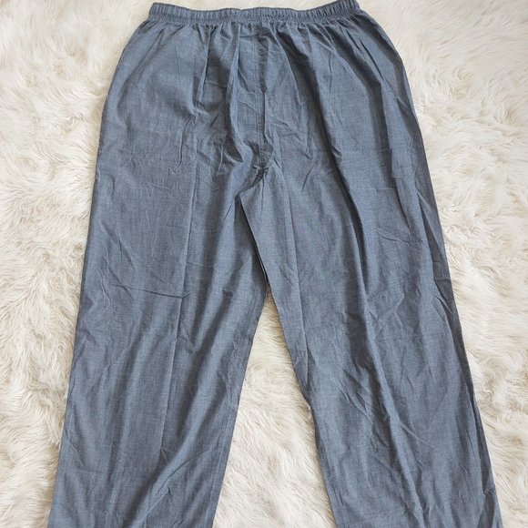 Fruit of the Loom Men's Grey Draw String Waist Pyjama Pants XL - Picture 3 of 9